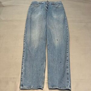 VTG Y2K Levi 550 Loose Fit Taper Leg Men Jean 33x34 Light Wash‎ Denim-3698